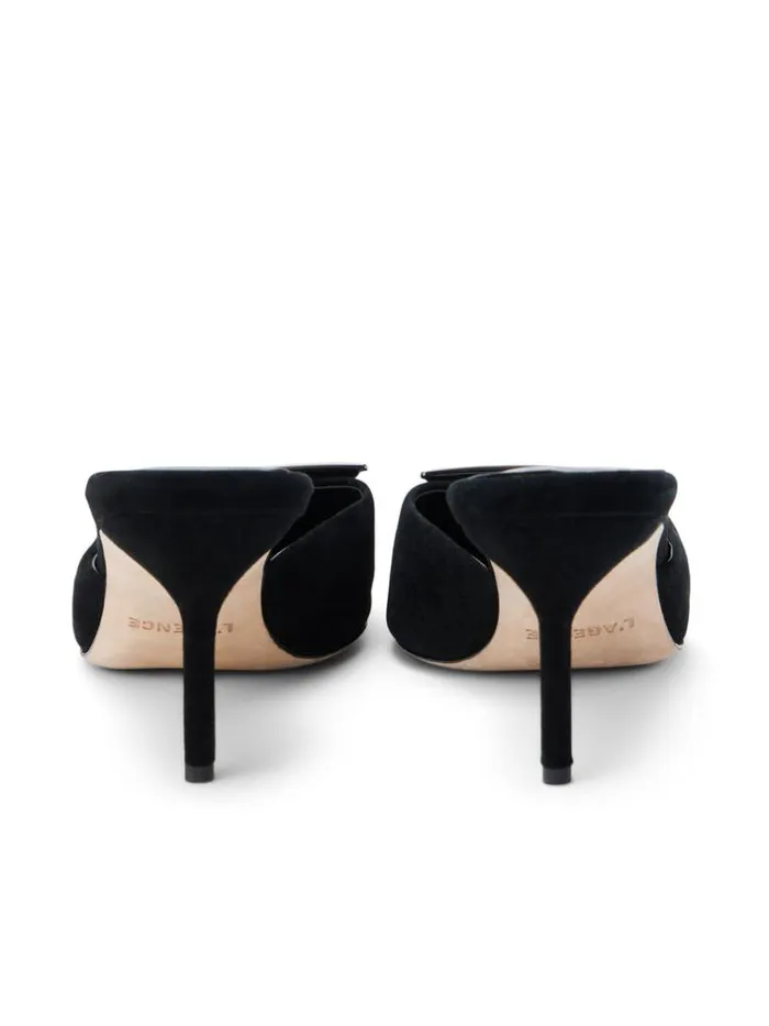 L039Agence Mules Women Charlene Mule Black Suede