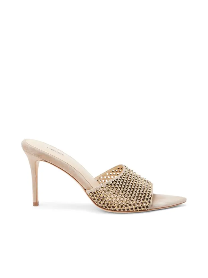 L039Agence Mules Women Narcise Open Toe Mule Macaroon Suede