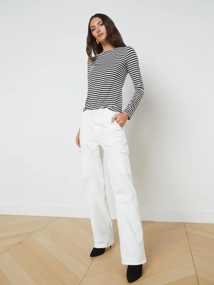 L039Agence Pants Shorts and Skirts Women Channing Trouser Blanc