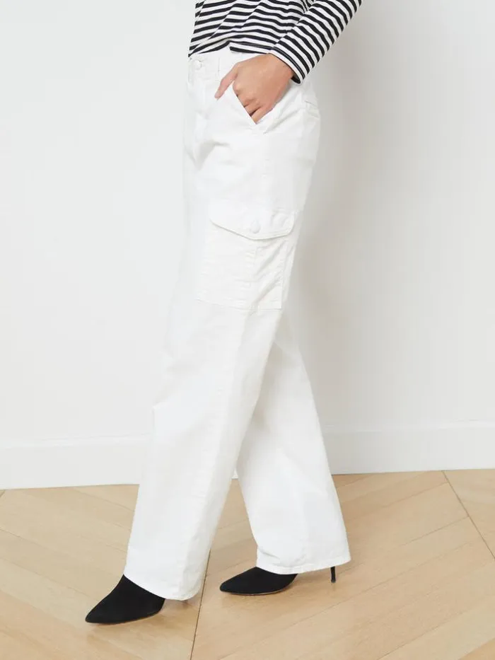 L039Agence Pants Shorts and Skirts Women Channing Trouser Blanc