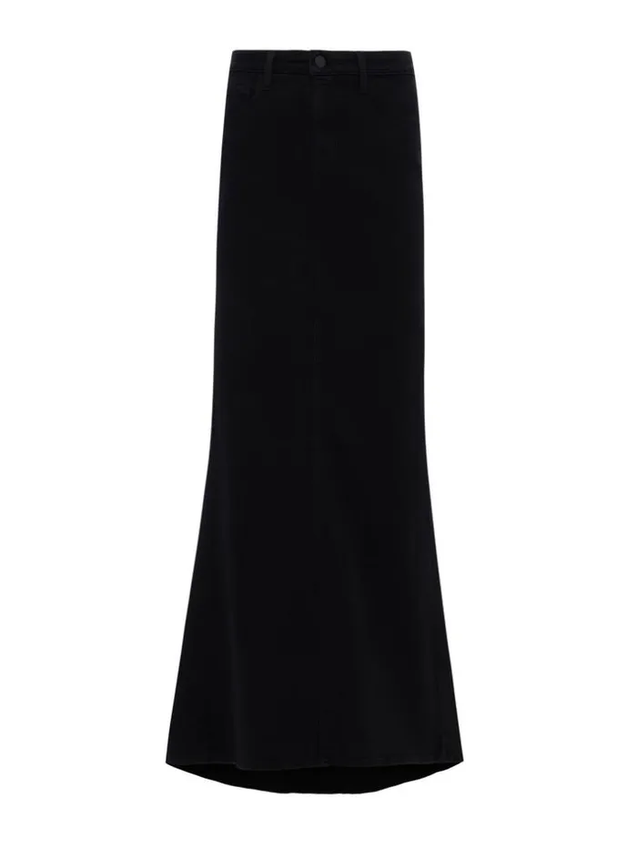 L039Agence Pants Shorts and Skirts Women Kailani Denim Skirt Saturated Black