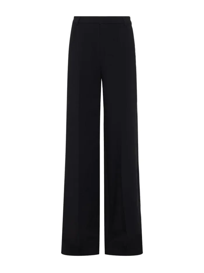 L039Agence Pants Shorts and Skirts Women Livvy StraightLeg Trouser Tuxedo Black