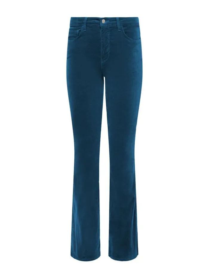 L039Agence Pants Shorts and Skirts Women Marty Velvet Jean Deep Lagoon
