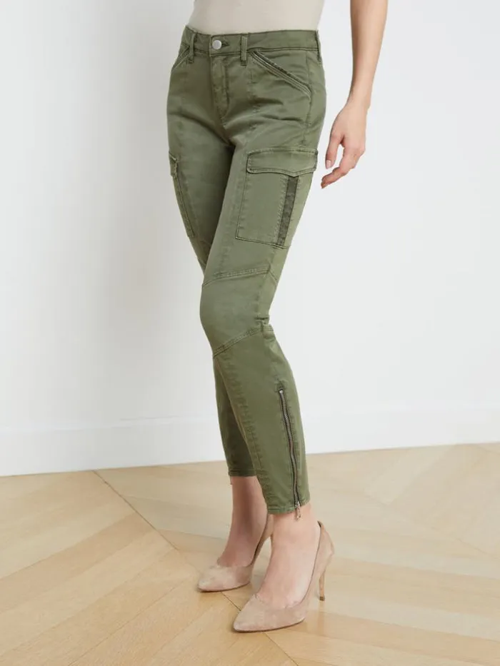 L039Agence Pants Shorts and Skirts Women Patton Cargo Skinny Pant Brigade