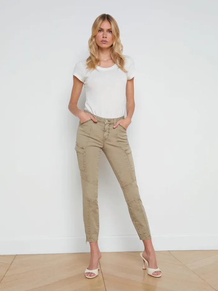 L039Agence Pants Shorts and Skirts Women Patton Cargo Skinny Pant Rye