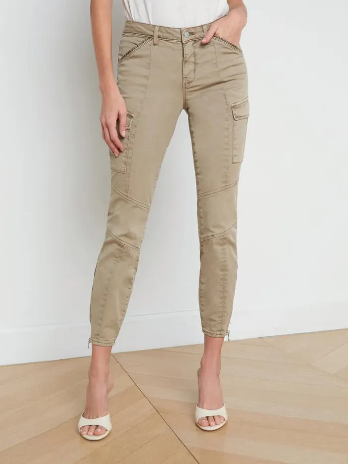 L039Agence Pants Shorts and Skirts Women Patton Cargo Skinny Pant Rye