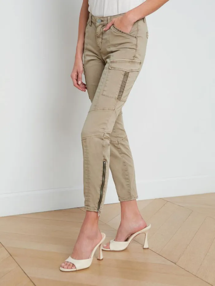 L039Agence Pants Shorts and Skirts Women Patton Cargo Skinny Pant Rye