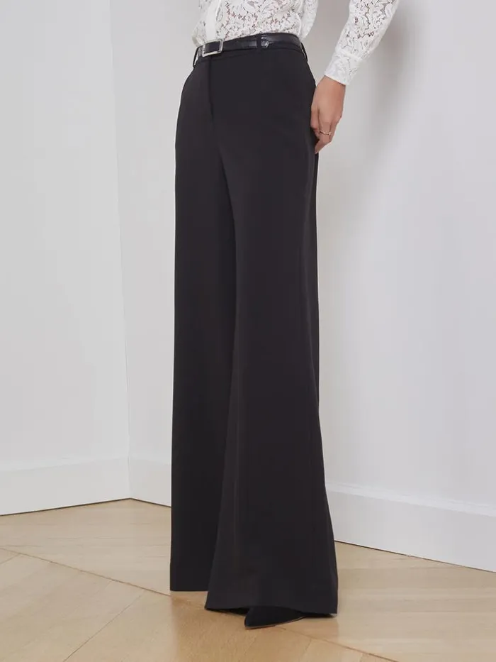 L039Agence Pants Shorts and Skirts Women Pilar WideLeg Pant Black
