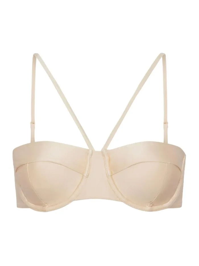 L039Agence Swimwear Women Alexandria Bikini Top Champagne