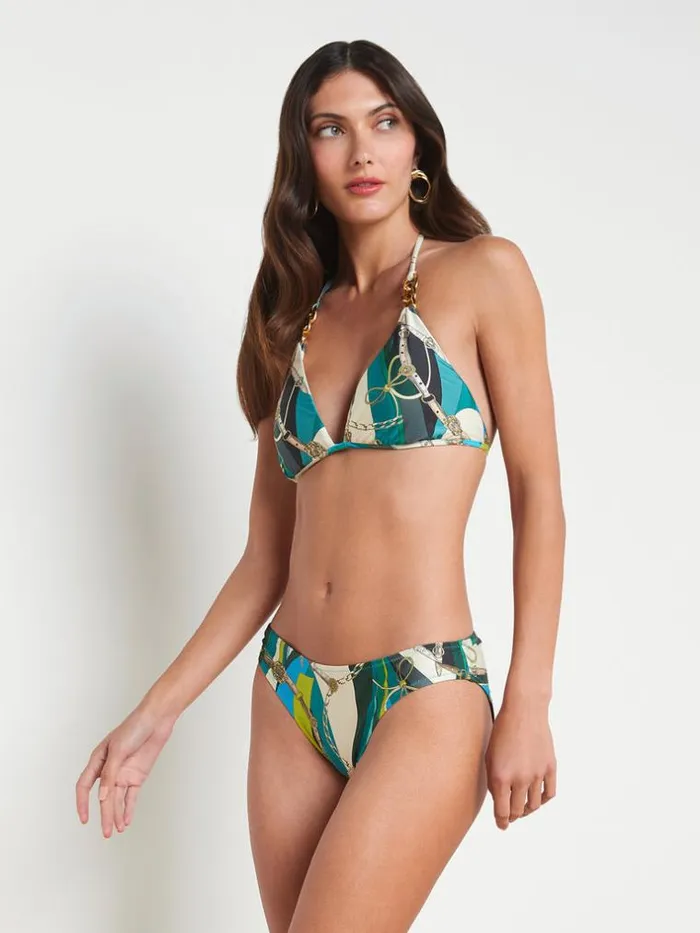 L039Agence Swimwear Women Annabelle Chain Bikini Top Multi