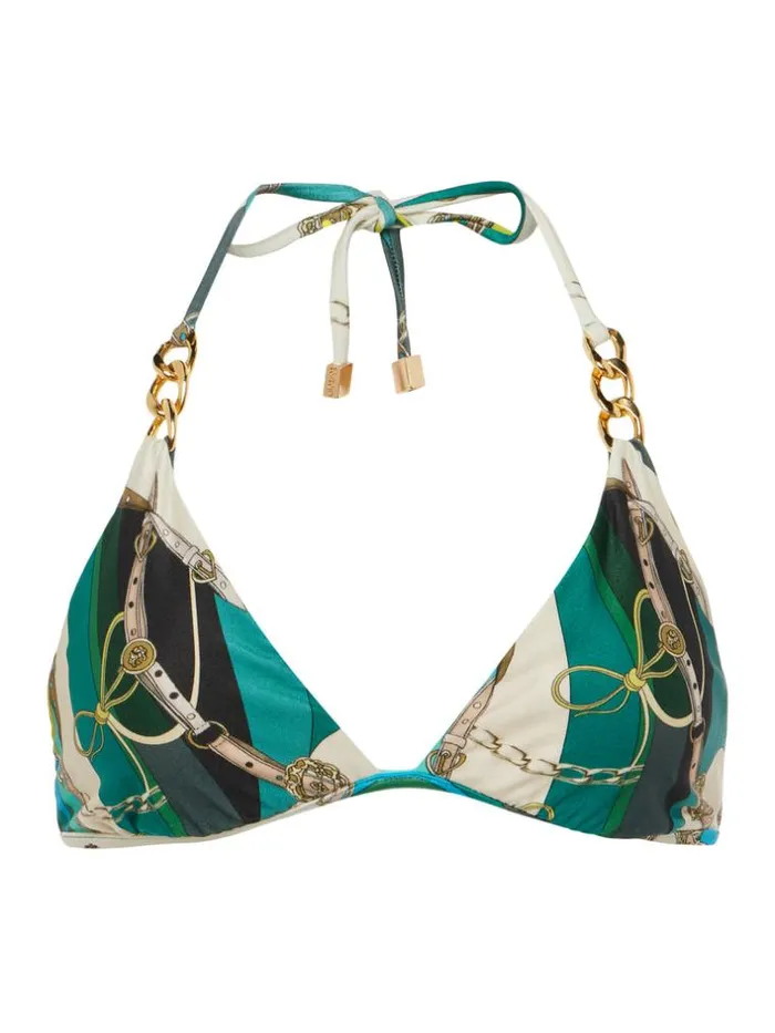 L039Agence Swimwear Women Annabelle Chain Bikini Top Multi
