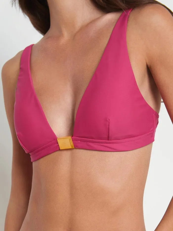 L039Agence Swimwear Women Lexie Bikini Top Berry