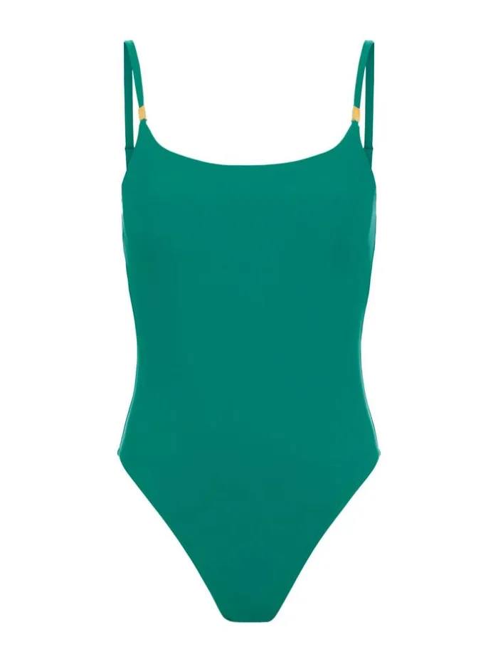 L039Agence Swimwear Women Remi OnePiece Swimsuit Emerald