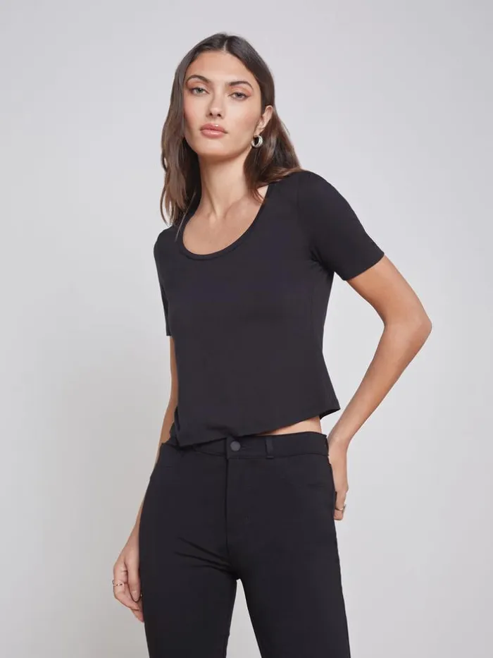L039Agence Tees Women Dana Tee Black