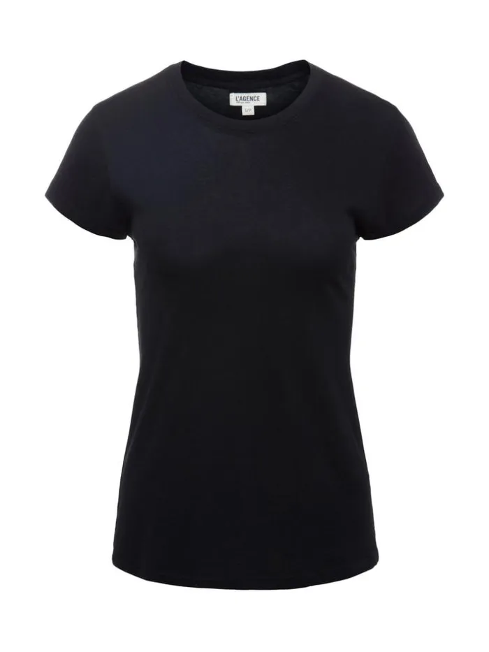 L039Agence Tees Women Ressi Fitted Tee Black
