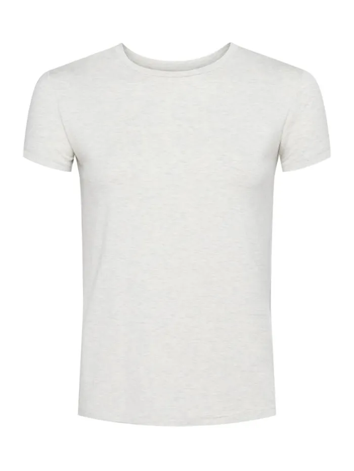 L039Agence Tees Women Ressi Fitted Tee Light Ash Grey