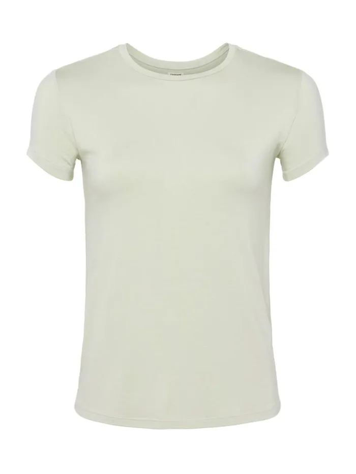 L039Agence Tees Women Ressi Fitted Tee Light Moss