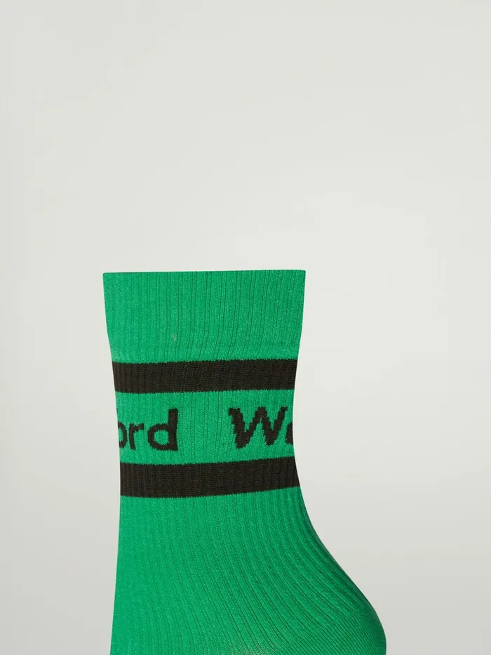 Logo Rib Socks Jelly Beanblack Women Wolford Socks