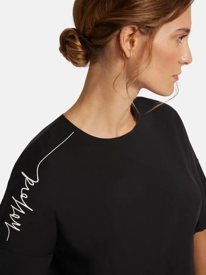 Logo Script Shirt Blackwhite Women Wolford Tops