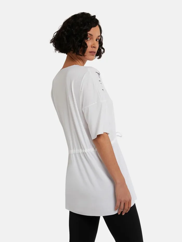 Logo Script Shirt Whiteblack Women Wolford Tops