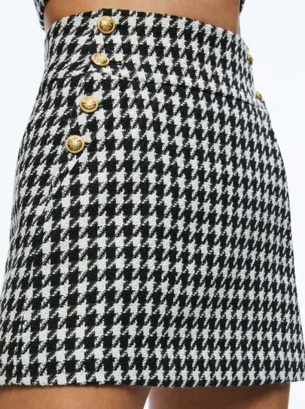 Matching Sets Women Alice Olivia BRESLIN CORSET TOP DONALD SIDE BUTTON SKIRT Matching Sets Women Alice Olivia BRESLIN CORSET TOP DONALD SIDE BUTTON SKIRT