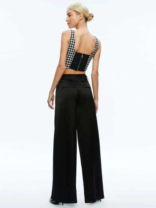 Matching Sets Women Alice Olivia BRESLIN CORSET TOP DONALD SIDE BUTTON SKIRT Matching Sets Women Alice Olivia BRESLIN CORSET TOP DONALD SIDE BUTTON SKIRT