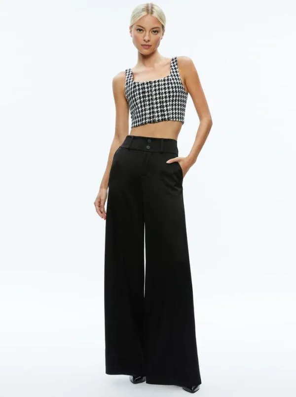 Matching Sets Women Alice Olivia BRESLIN CORSET TOP DONALD SIDE BUTTON SKIRT Matching Sets Women Alice Olivia BRESLIN CORSET TOP DONALD SIDE BUTTON SKIRT
