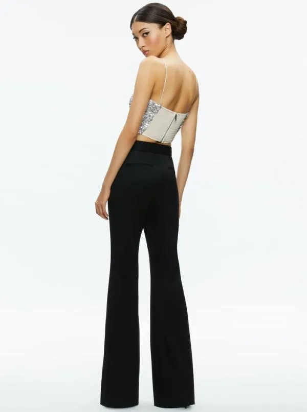 Matching Sets Women Alice Olivia CERESI SEQUIN BANDEAU CROP TOP MAEVE SEQUIN SLIP SKIRT Matching Sets Women Alice Olivia CERESI SEQUIN BANDEAU CROP TOP MAEVE SEQUIN SLIP SKIRT