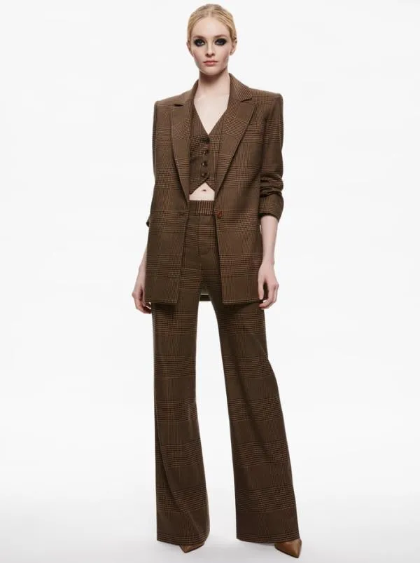 Matching Sets Women Alice Olivia COLLEY NOTCH COLLAR BLAZER DEANNA HIGH WAISTED BOOTCUT PANT Matching Sets Women Alice Olivia COLLEY NOTCH COLLAR BLAZER DEANNA HIGH WAISTED BOOTCUT PANT