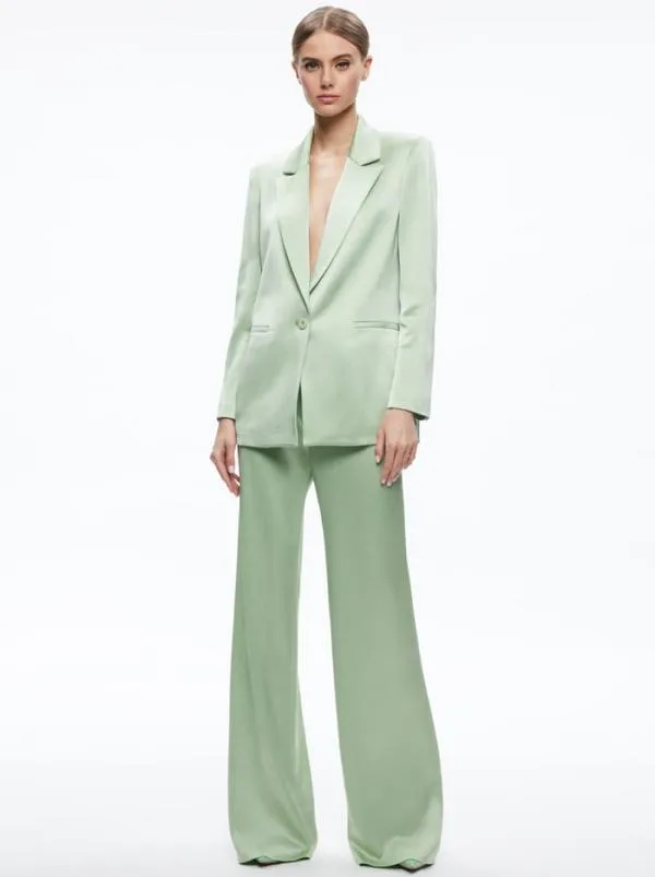 Matching Sets Women Alice Olivia DENNY NOTCH COLLAR BOYFRIEND BLAZER DEANNA HIGH WAISTED BOOTCUT PANT Matching Sets Women Alice Olivia DENNY NOTCH COLLAR BOYFRIEND BLAZER DEANNA HIGH WAISTED BOOTCUT PANT
