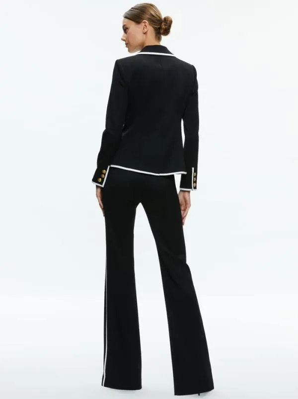 Matching Sets Women Alice Olivia MYA CONTRAST PIPING FITTED BLAZER PRINCESS CONTRAST PIPING PANT Matching Sets Women Alice Olivia MYA CONTRAST PIPING FITTED BLAZER PRINCESS CONTRAST PIPING PANT