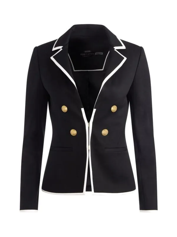 Matching Sets Women Alice Olivia MYA CONTRAST PIPING FITTED BLAZER PRINCESS CONTRAST PIPING PANT Matching Sets Women Alice Olivia MYA CONTRAST PIPING FITTED BLAZER PRINCESS CONTRAST PIPING PANT