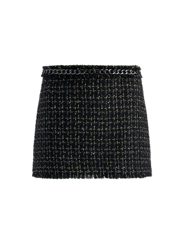 Matching Sets Women Alice Olivia SHAN TWEED CHAIN TRIM BLAZER JALEN CHAIN MINI SKIRT Matching Sets Women Alice Olivia SHAN TWEED CHAIN TRIM BLAZER JALEN CHAIN MINI SKIRT