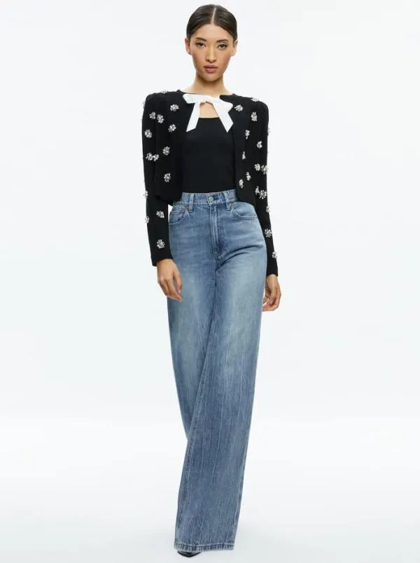 Matching Sets Women Alice Olivia TRINA EMBELLISHED CROPPED CARDIGAN AMITY EMBELLISHED CROPPED TANK Matching Sets Women Alice Olivia TRINA EMBELLISHED CROPPED CARDIGAN AMITY EMBELLISHED CROPPED TANK