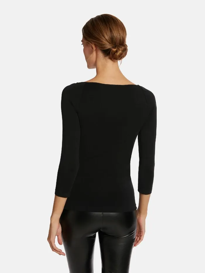 Melbourne Pullover Black Women Wolford Longsleeve Shirts