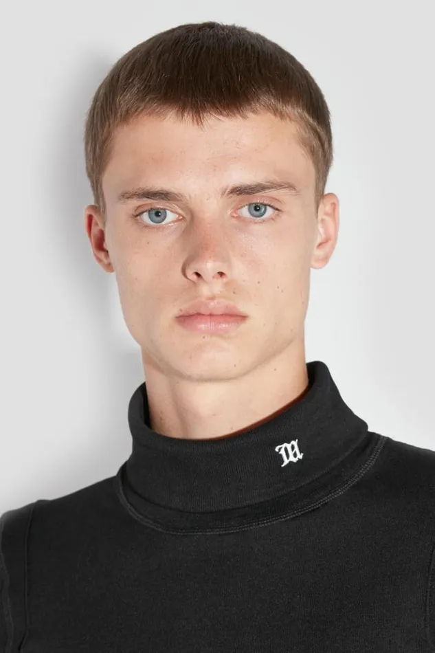 Men Knitwear MISBHV M Seamless Turtleneck Black