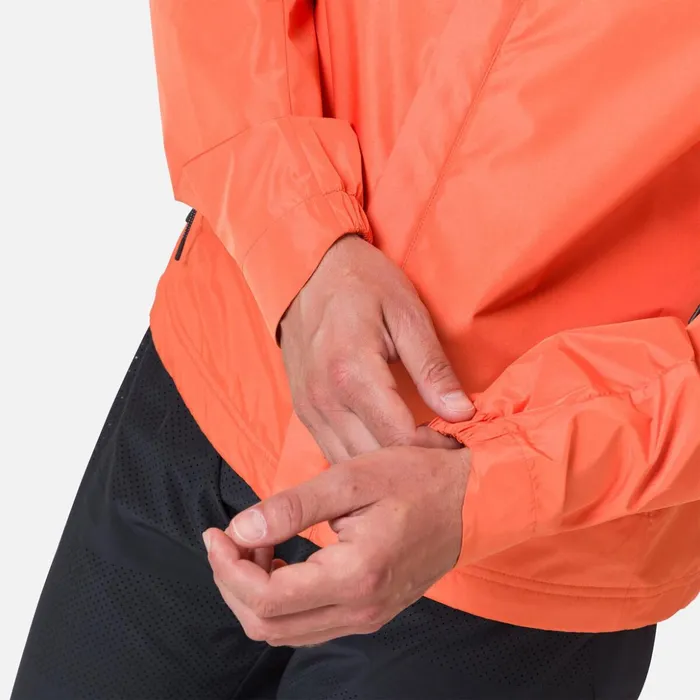 Men Men039s Active Rain Jacket Flameorange Rossignol Softshell and Lightweight Jackets