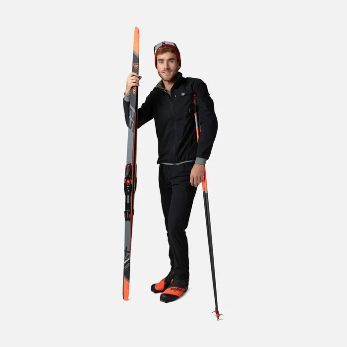 Men Men039s Active Versatile XC Ski Jacket Black200 Rossignol Softshell and Lightweight Jackets