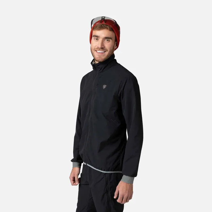 Men Men039s Active Versatile XC Ski Jacket Black200 Rossignol Softshell and Lightweight Jackets
