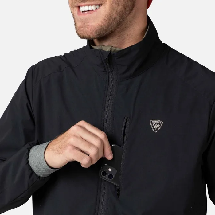 Men Men039s Active Versatile XC Ski Jacket Black200 Rossignol Softshell and Lightweight Jackets