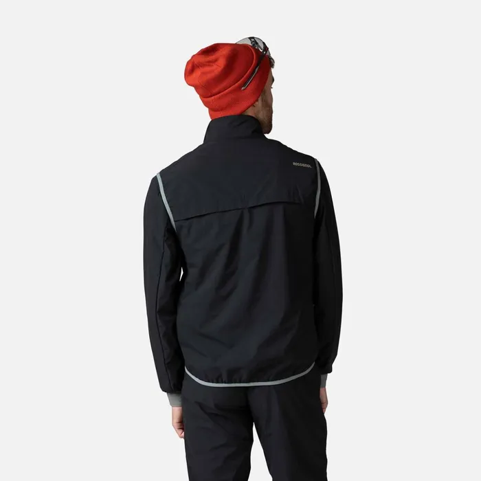 Men Men039s Active Versatile XC Ski Vest Black200 Rossignol Softshell and Lightweight Jackets