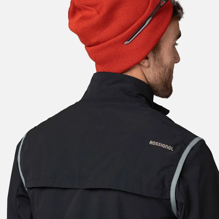 Men Men039s Active Versatile XC Ski Vest Black200 Rossignol Softshell and Lightweight Jackets