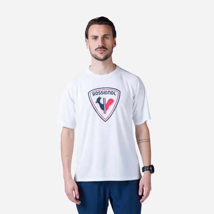 Men Men039s Big Print Hiking Tee White100 Rossignol Polos and Tees