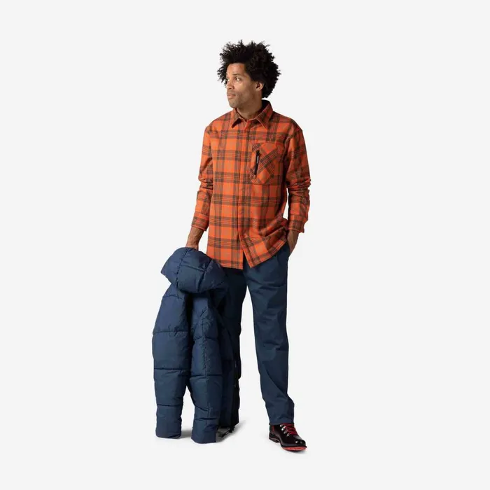 Men Men039s Flannel Shirt Tan Rossignol Polos and Tees Men Men039s Flannel Shirt Tan Rossignol Polos and Tees