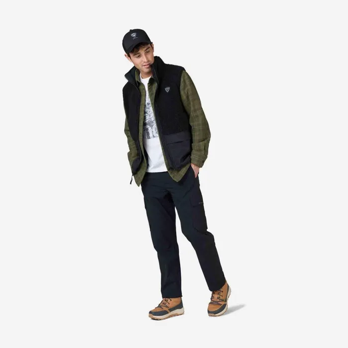 Men Men039s Fleece Vest Black200 Rossignol Sweatshirts and Pullovers