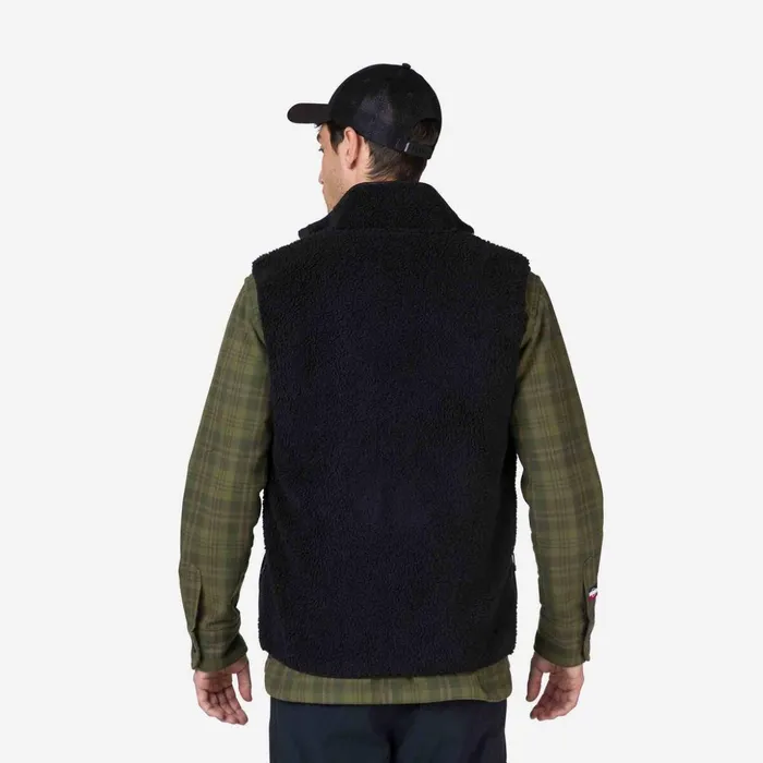 Men Men039s Fleece Vest Black200 Rossignol Sweatshirts and Pullovers
