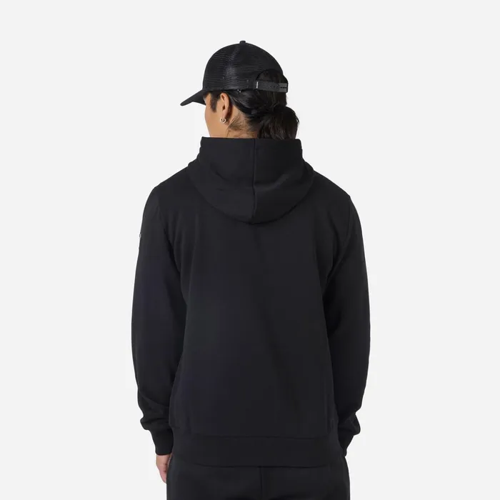 Men Men039s Fullzip Hooded Logo Fleece Sweatshirt Black200 Rossignol Sweatshirts and Pullovers