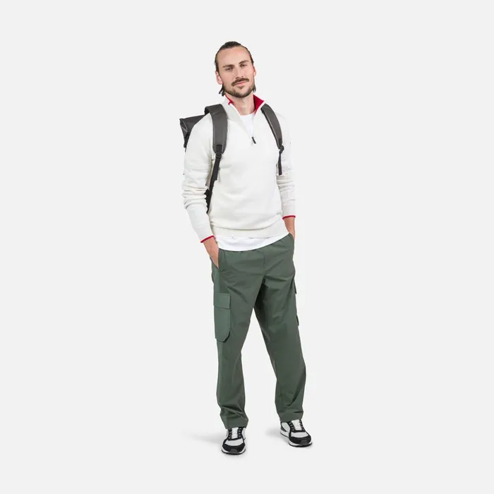 Men Men039s HalfZip Knit Sweater White100 Rossignol Sweatshirts and Pullovers