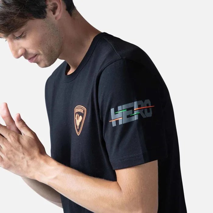 Men Men039s Hero Gradient Tee Black200 Rossignol Polos and Tees
