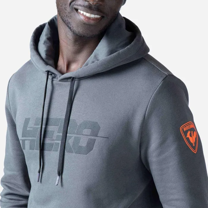 Men Men039s Hero Hooded Sweatshirt Onyxgrey Rossignol Sweatshirts and Pullovers